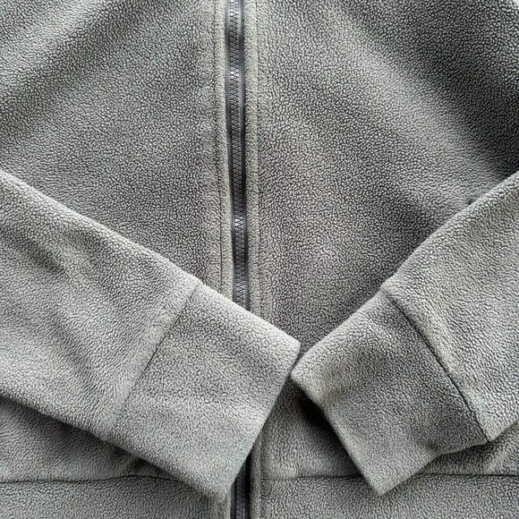 Bench Girls Grey Zip Fleece Hoodie Sweater Size 7/8 - Picture 5 of 7